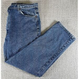Vintage 1992 Levi's 505 Mens 42x30 Regular Fit Straight Leg Denim Blue Jeans